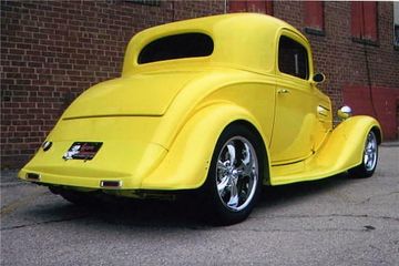 CHEVROLET 3 WINDOW CUSTOM COUPE, 1935