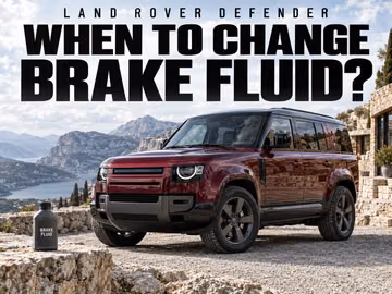 When to change brake fluid in a Land Rover Defender