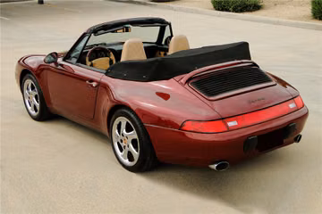 Porsche 911 Convertible, 1996