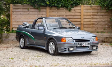 Ford Escort 1.6i Cabriolet, 1989