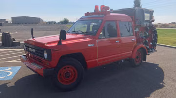 Nissan Safari Fire Truck, 1986