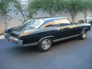 CHEVROLET MONTE CARLO 2 DOOR COUPE, 1970