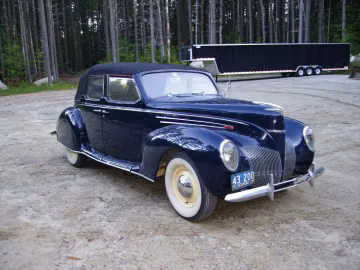 Lincoln Zephyr Convertible Sedan, 1939