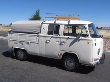 Volkswagen Type 2 Double-Cab Pickup Truck, 1968