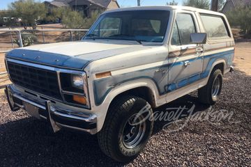 FORD BRONCO CUSTOM SUV, 1981