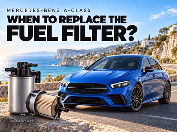 Как часто нужно менять топливный фильтр Mercedes-Benz A‑Class?