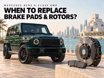 When Should Mercedes-Benz G-Class AMG Brake Pads and Rotors Be Replaced?