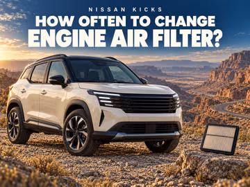 When to replace the Nissan Kicks engine air filter