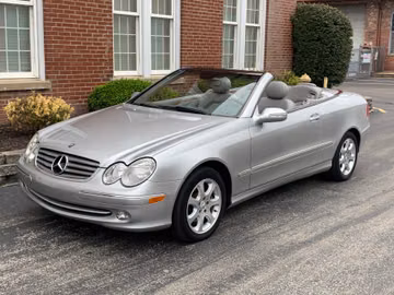 Mercedes-Benz CLK320 Convertible, 2004