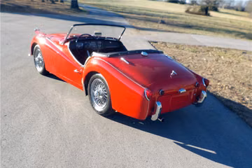 TRIUMPH TR3 CONVERTIBLE, 1962