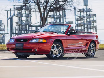FORD MUSTANG SVT COBRA INDY PACE CAR CONVERTIBLE, 1994