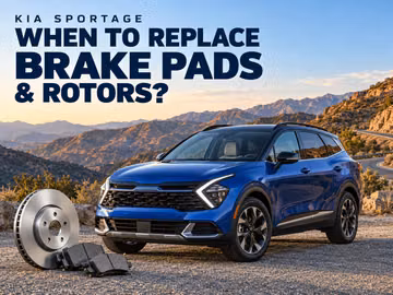 When to Replace Kia Sportage Brake Pads and Rotors