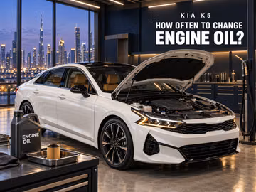 كم مرة ينبغي تغيير زيت المحرك في Kia K5