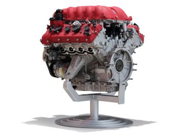 Ferrari California Engine With Display Stand