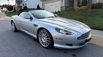 Aston Martin DB9 Volante Convertible, 2008