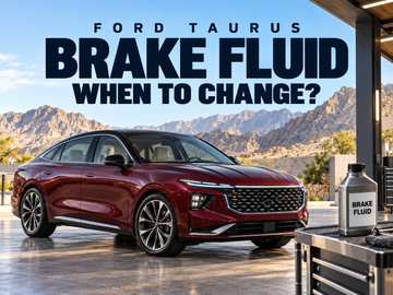 How often should you change the brake fluid in a Ford Taurus?