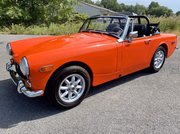 MG Midget Convertible, 1972