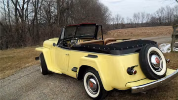 WILLYS JEEPSTER CONVERTIBLE, 1950