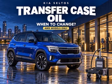 When to change transfer case oil in the Kia Seltos