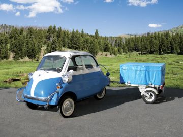 BMW Isetta 300 with Trailer, 1957