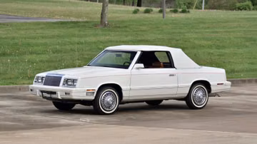 Chrysler LeBaron Mark Cross Edition Convertible, 1982
