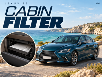 Lexus ES: когда менять салонный воздушный фильтр