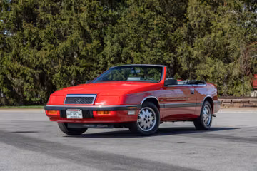 Chrysler LeBaron Pace Car Edition, 1988