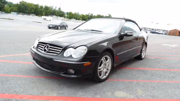 Mercedes-Benz CLK55 Convertible, 2004