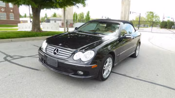 Mercedes-Benz CLK500 Convertible, 2004