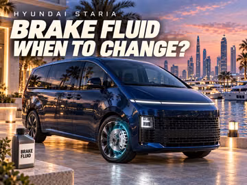 When to change brake fluid
 in a Hyundai Staria