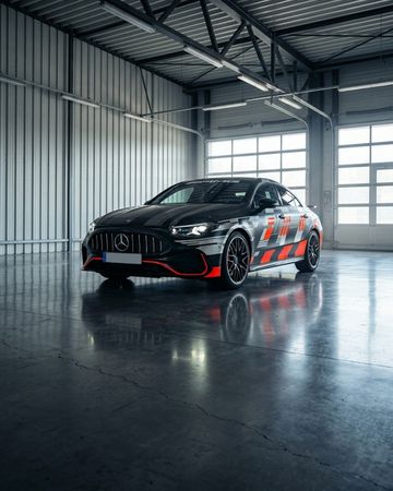 Mercedes-AMG CLA45 EV Sets a 7:32 Nürburgring Lap ⏱️