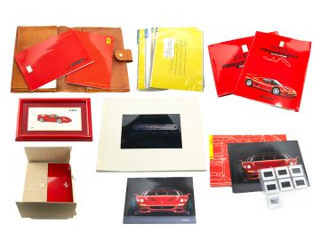 Ferrari F50 Owner's Manuals with Folio, Literature, and Associated Items
