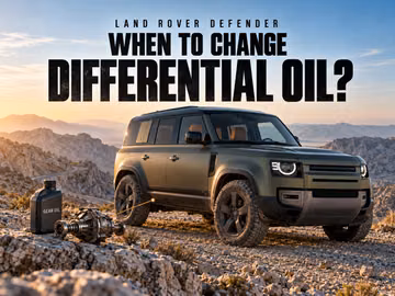 When to change Land Rover Defender differential oil