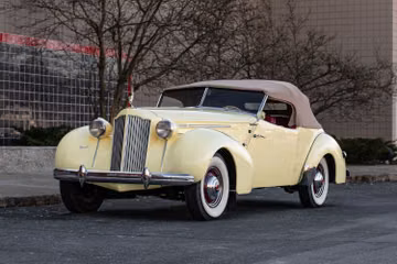 Packard Series 1701 One-Twenty Convertible Victoria, 1939