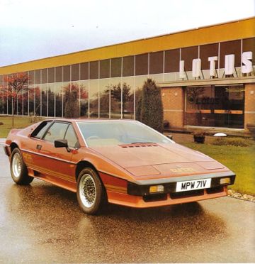 Lotus Esprit - Ex Lotus Development Car-Auction Lot, 1980