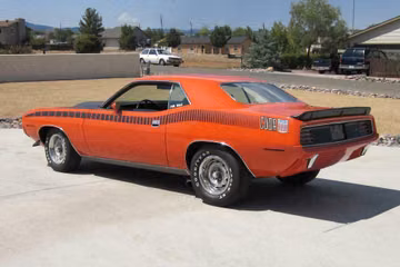Plymouth Cuda AAR بسقف صلب ببابين، 1970