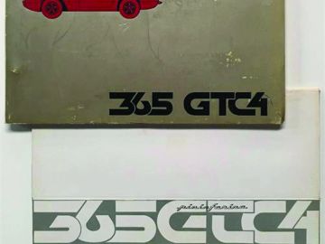 Ferrari 365 GTC/4 Brochure and Parts Manual