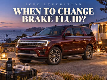 When to change brake fluid in a Ford Expedition