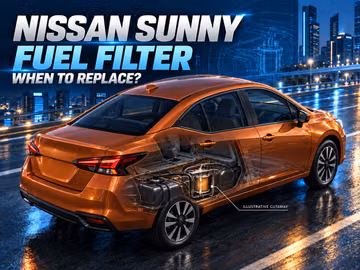 Когда следует заменять топливный фильтр на Nissan Sunny?
