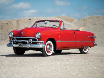 Ford Custom DeLuxe V-8 Convertible, 1951