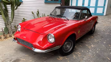 Fiat 124 Convertible, 1974