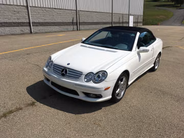 Mercedes-Benz CLK500 Convertible, 2004