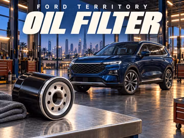 When should you change the Ford Territory oil filter?