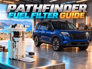 When should you replace the fuel filter on a Nissan Pathfinder?