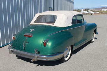 CHRYSLER WINDSOR CONVERTIBLE, 1946