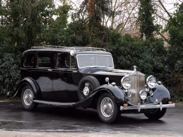 Rolls-Royce Wraith Limousine by Hooper, 1938