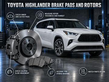 When Should You Replace Toyota Highlander Brake Pads and Rotors?