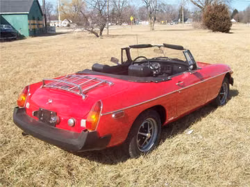 MG CONVERTIBLE, 1975