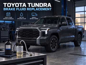 استبدال سائل مكابح Toyota Tundra