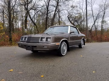 Dodge 600 Convertible, 1984